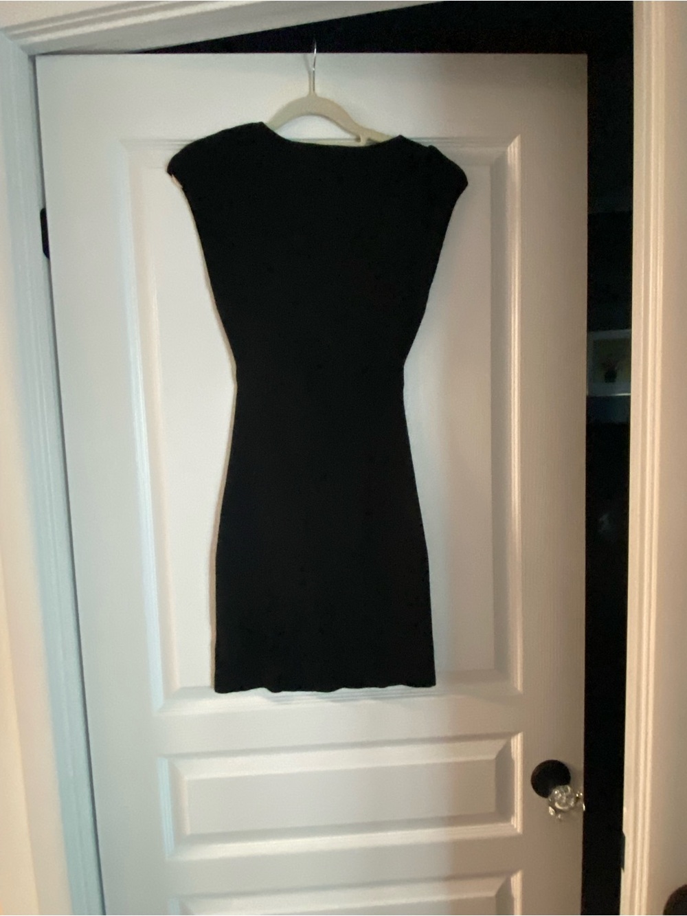 Aritzia Black Mini Dress with Midriff Cutout - Picture 4 of 4